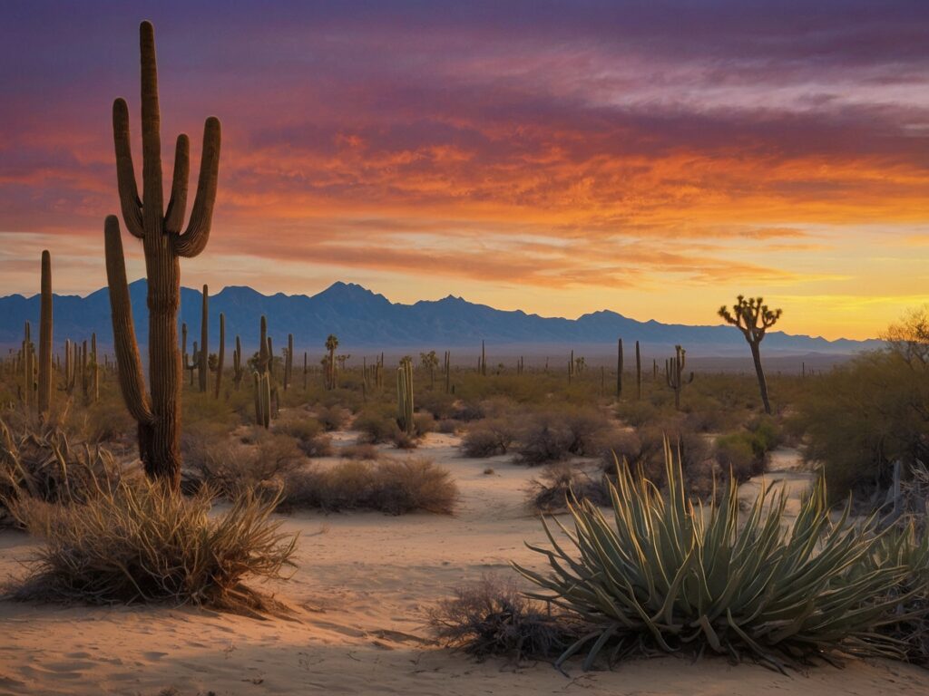 Explorers Discovering a Desert Oasis – free AI stock image