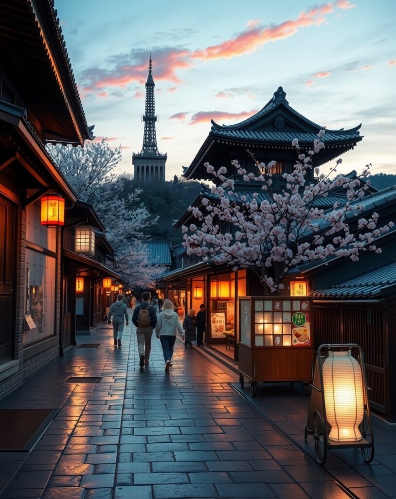 Exploring Historic Streets of Kyoto – free AI stock image