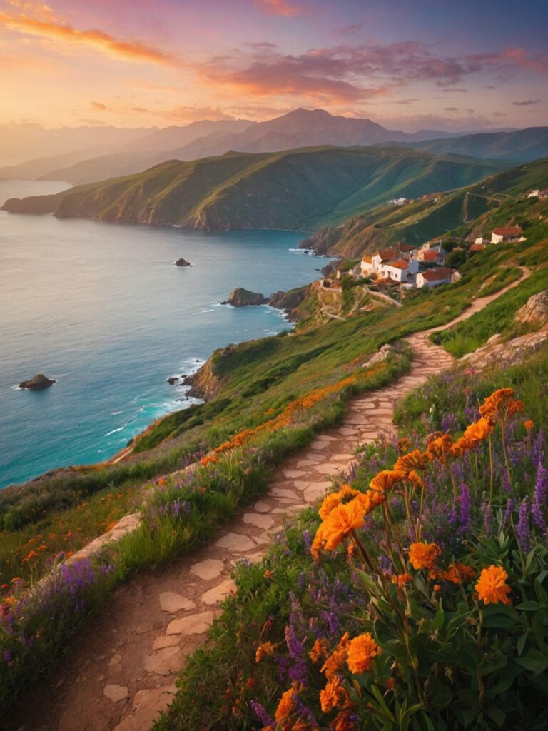 Exploring the Scenic Wonders of Travel – free AI stock image