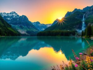 Exploring the Serene Landscapes of Travel – free AI stock image
