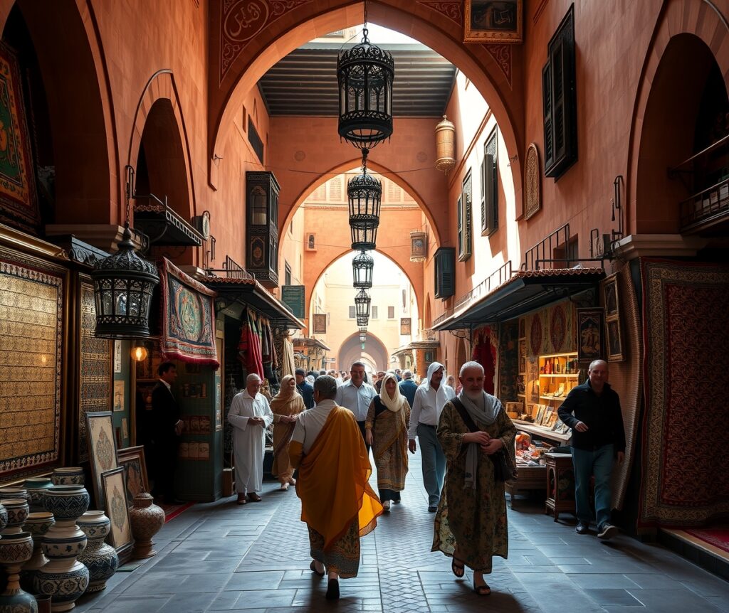 Exploring the Vibrant Streets of Marrakech – free AI stock image