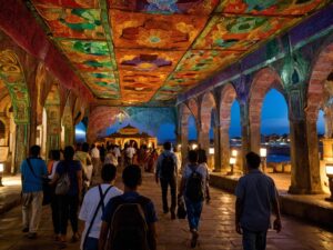 Exploring the Wonders of the World – free AI stock image