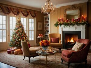 Families Celebrating Festive Holidays Together – free AI stock image
