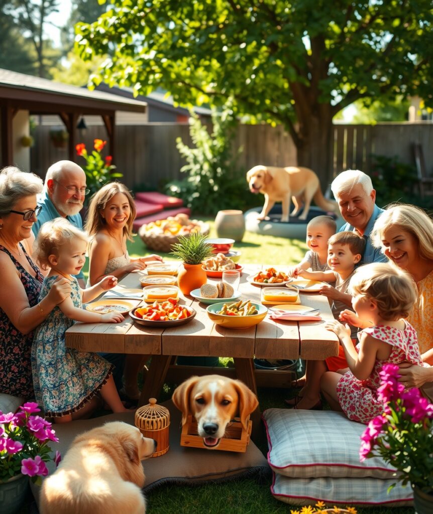 Family Gathering at a Cozy Home – free AI stock image