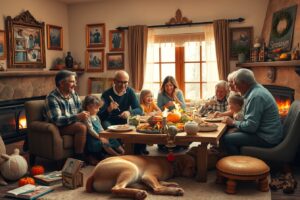 Family Gathering in a Cozy Home – free AI stock image