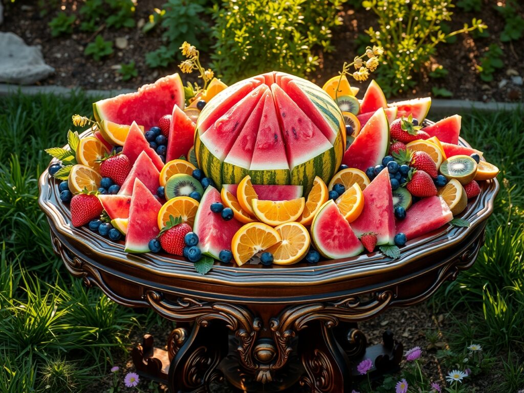 A Feast of Fresh Fruits on a Table – free AI stock image
