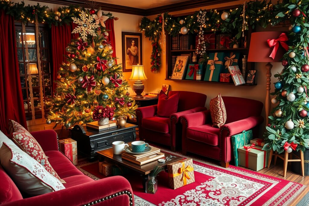 Festive Decorations and Treats for Holidays – free AI stock image