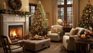 Festive Family Gathering for Holiday Celebration – free AI stock image