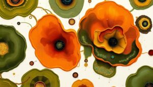 Fluid Forms of Nature’s Essence – free AI stock image