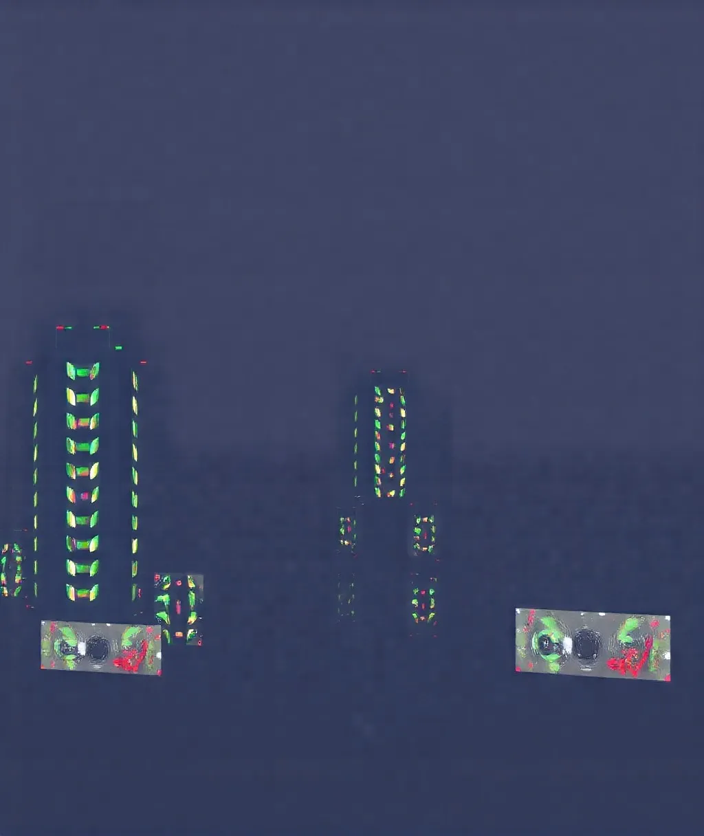 Futuristic Cityscape Integrating Advanced Technology