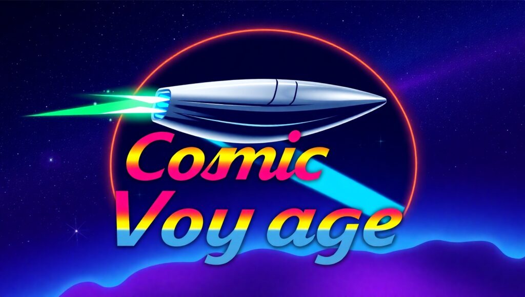 Galactic Travel Agency Logo Design – free AI stock image