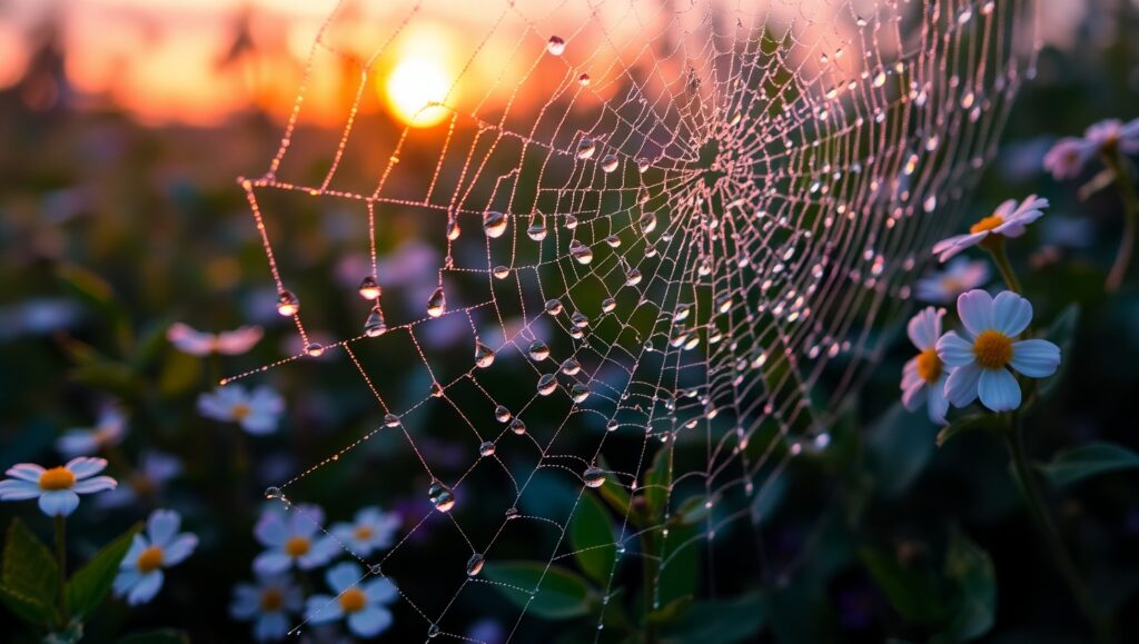 Glistening Morning – free AI stock image