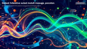Global Internet Usage Trends Visualization – free AI stock image