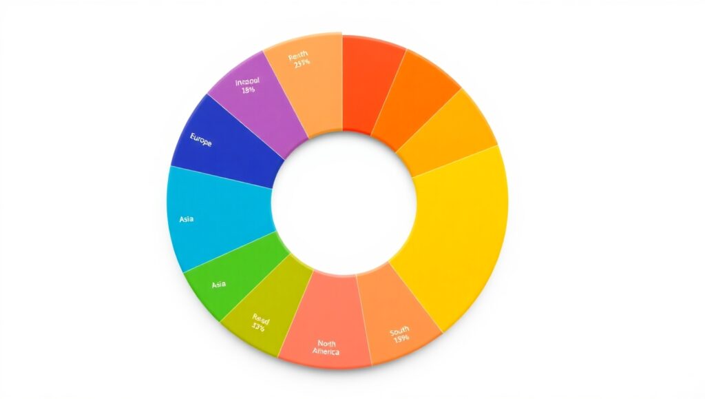 Global Internet Usage Visualization – free AI stock image