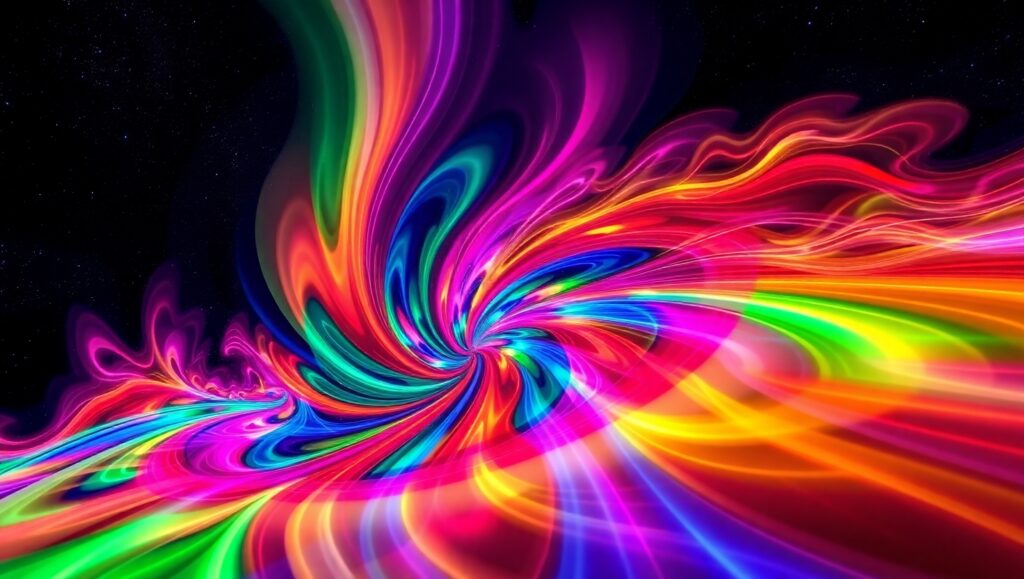 Harmony in Chaos: An Abstract Journey – free AI stock image