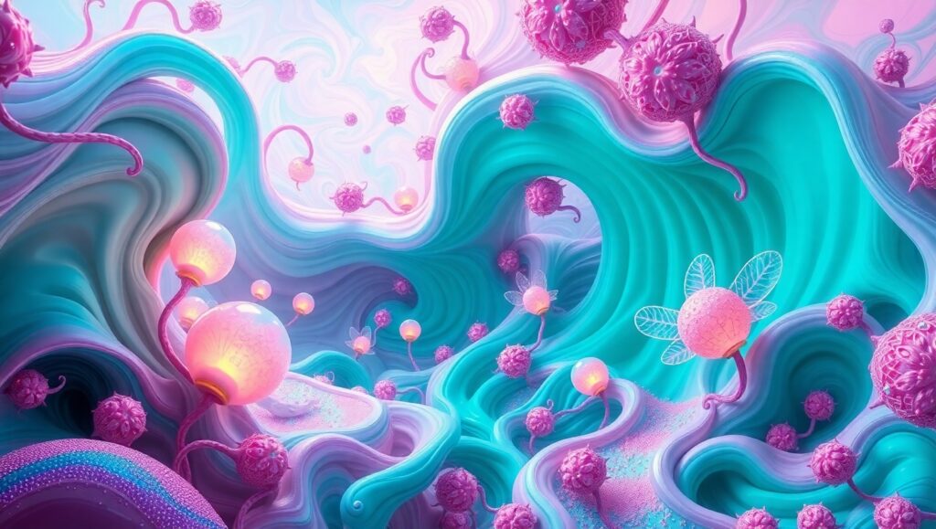 Harmony in Fluid Forms – free AI stock image