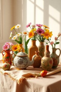 Harmony of Everyday Objects in a Still Life – free AI stock image
