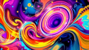 Harmony of Light and Sound – free AI stock image