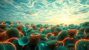 Harmony of Organic Surrealism – free AI stock image