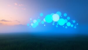 Illuminated Path to Inner Peace – free AI stock image