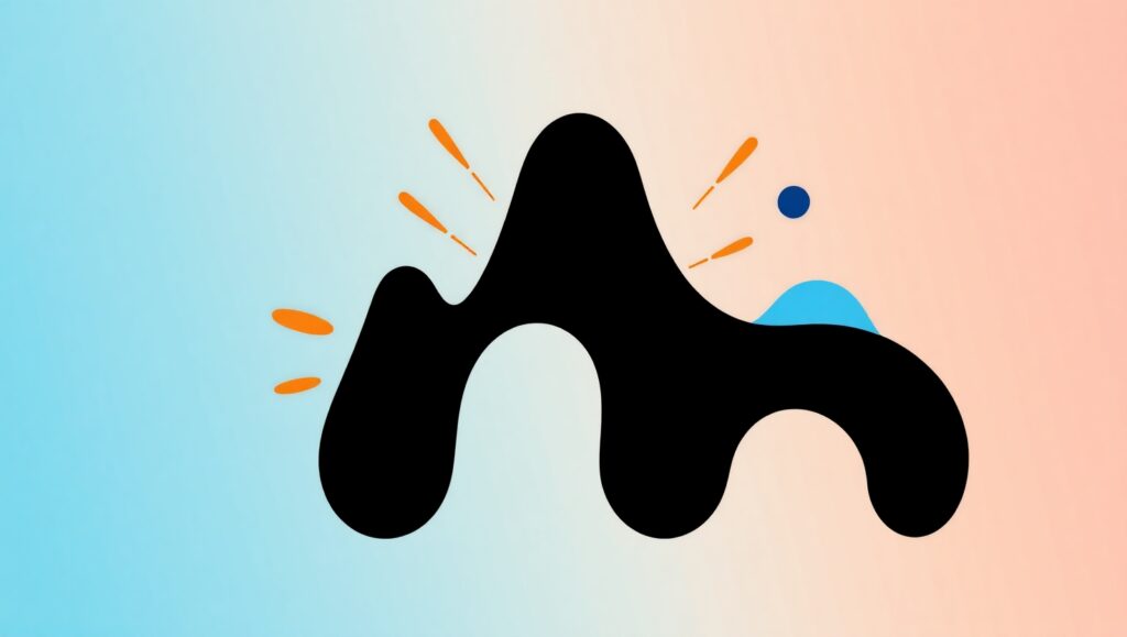 Innovative Abstract Logo Design – free AI stock image