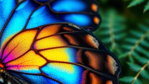 Intricate Detail of a Butterfly Wing – free AI stock image
