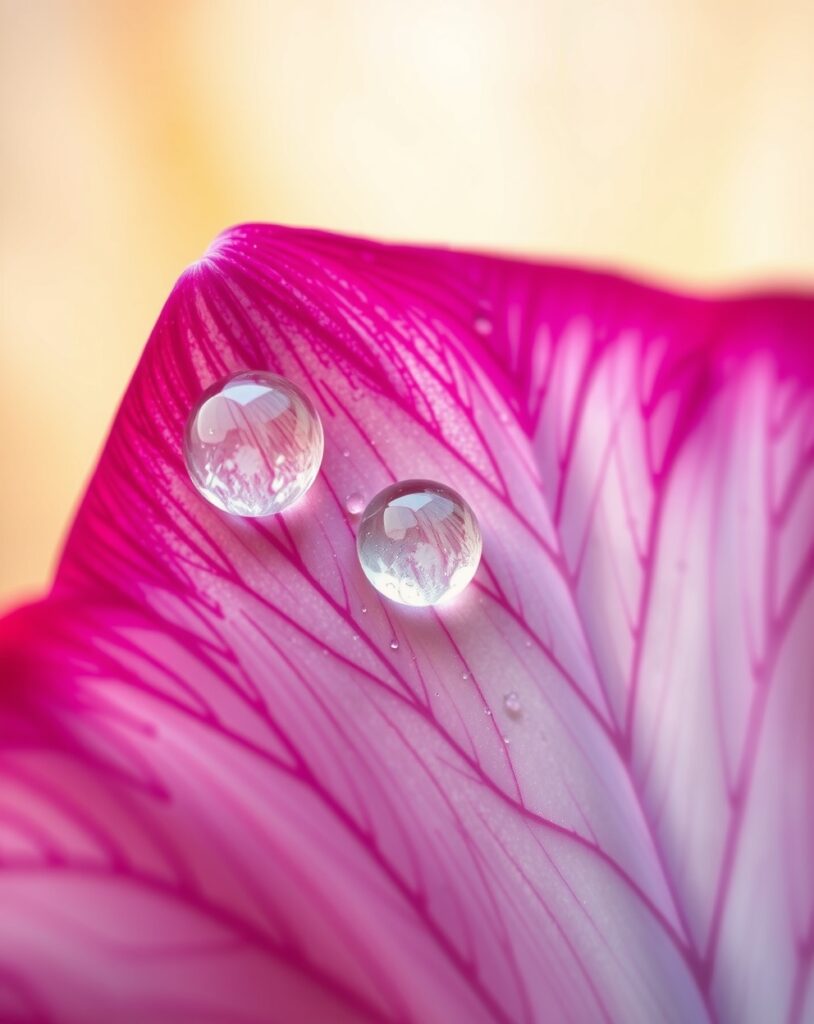 Intricate Detail of a Flower Petal – free AI stock image