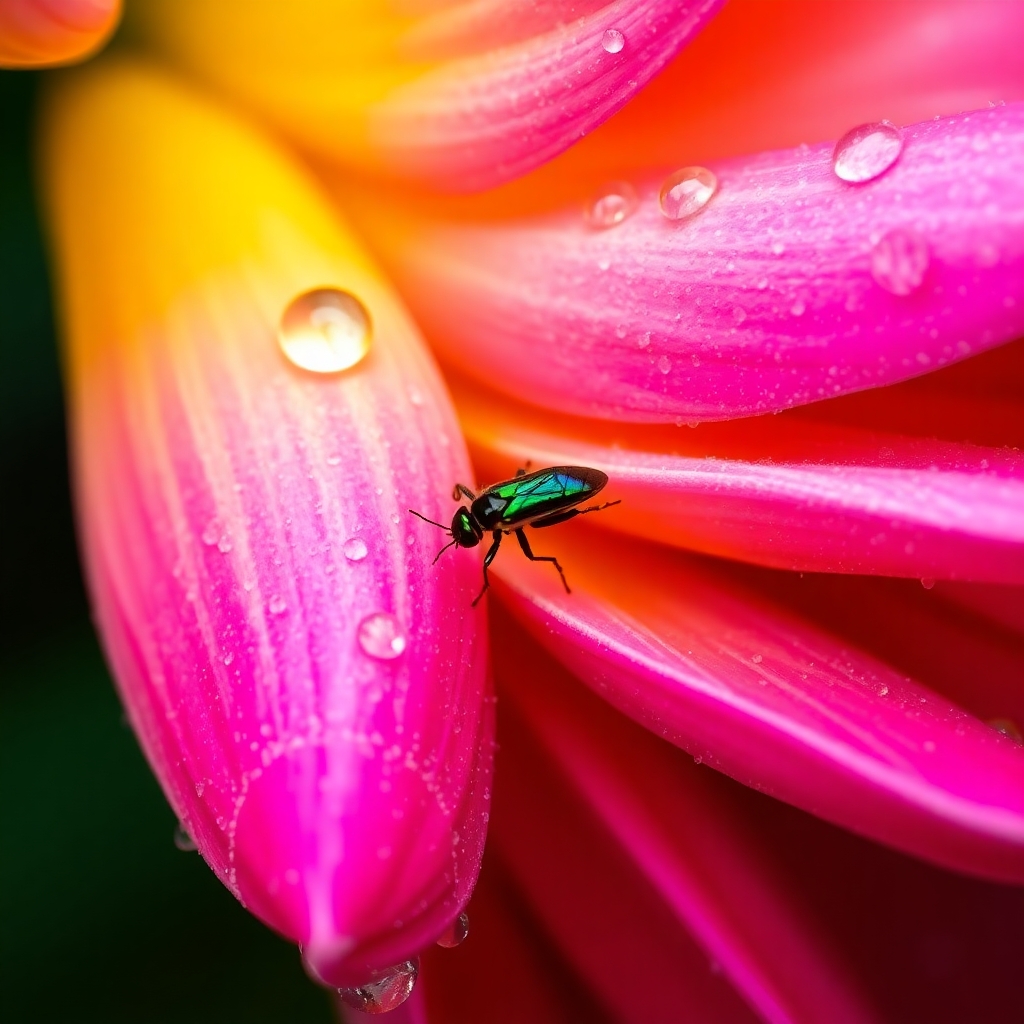 Intricate Details of a Blooming Flower – free AI stock image