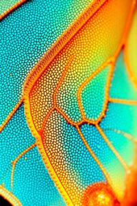 Intricate Details of a Butterfly Wing – free AI stock image