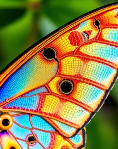 Intricate Details of a Butterfly Wing – free AI stock image