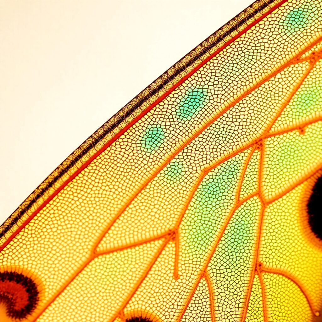 Intricate Details of a Butterfly Wing – free AI stock image