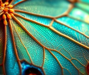 Intricate Details of a Butterfly Wing – free AI stock image