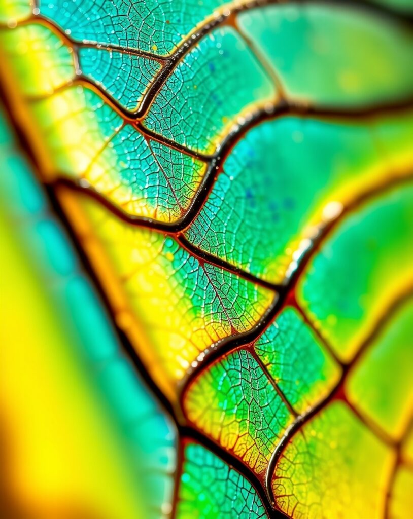 Intricate Details of a Butterfly Wing – free AI stock image