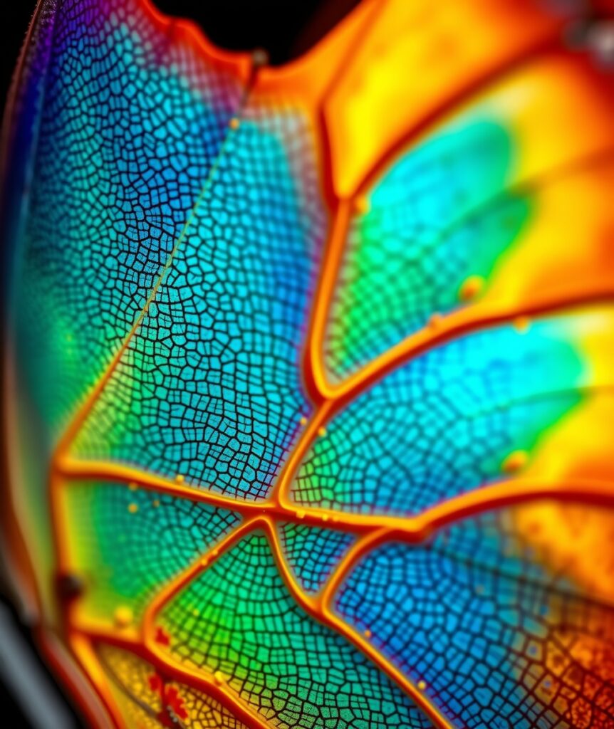 Intricate Details of a Butterfly Wing – free AI stock image