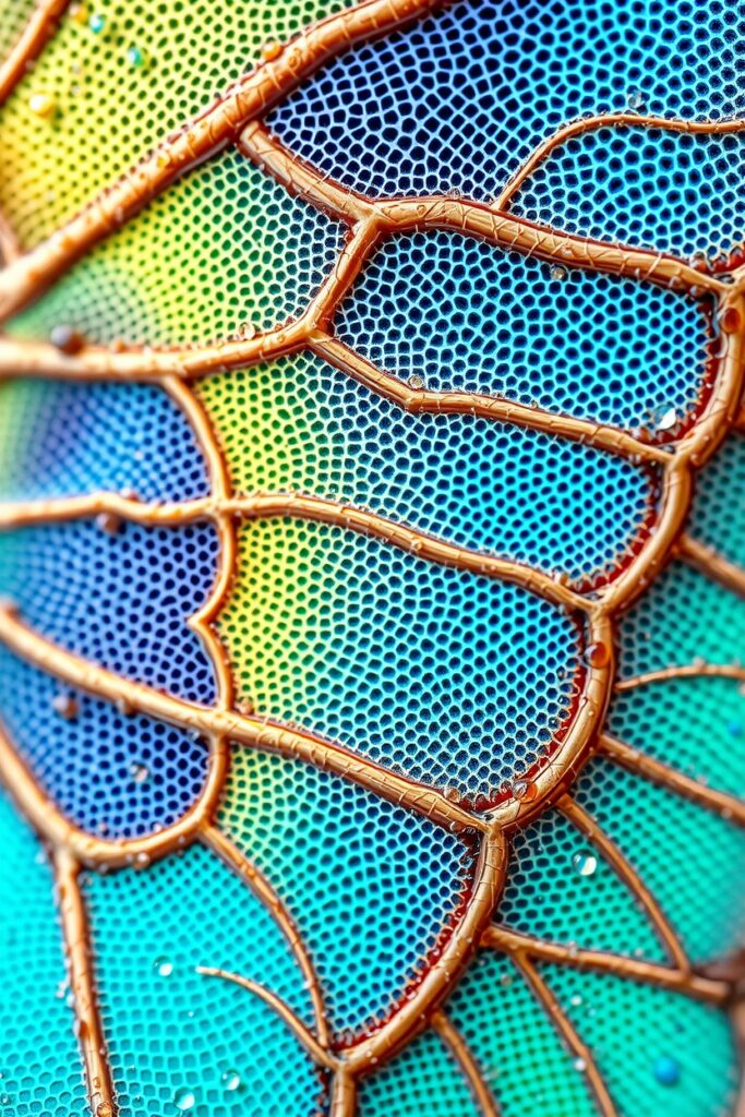 Intricate Details of a Butterfly Wing – free AI stock image