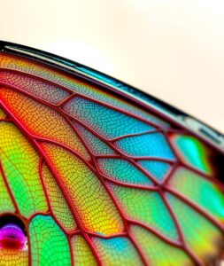 Intricate Details of a Butterfly Wing – free AI stock image