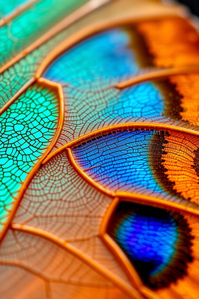 Intricate Details of a Butterfly Wing – free AI stock image