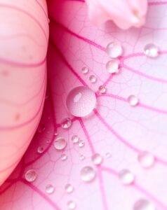 Intricate Details of a Flower Petal – free AI stock image