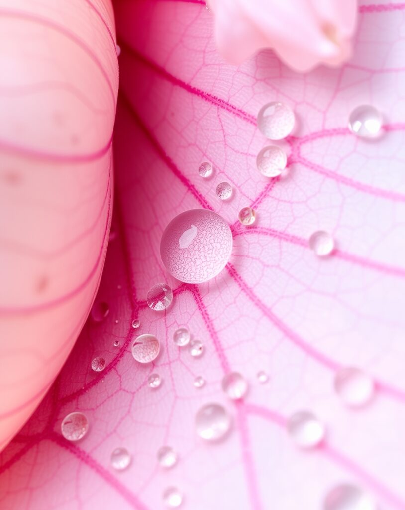 Intricate Details of a Flower Petal – free AI stock image