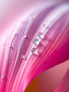 Intricate Details of a Flower Petal – free AI stock image