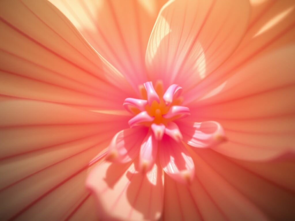 Intricate Details of a Flower Petal – free AI stock image