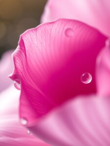Intricate Details of a Flower Petal – free AI stock image