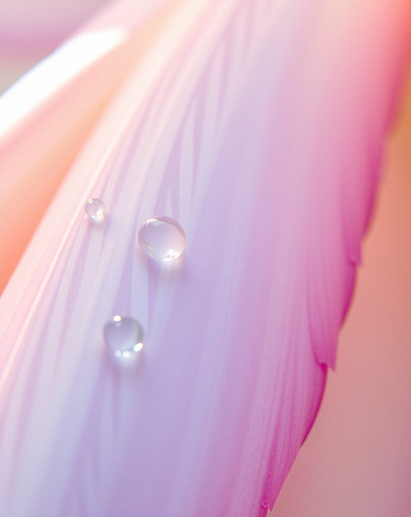 Intricate Details of a Flower Petal – free AI stock image