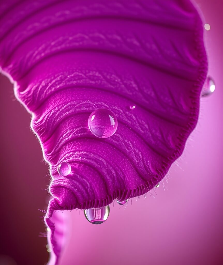 Intricate Details of a Flower Petal – free AI stock image