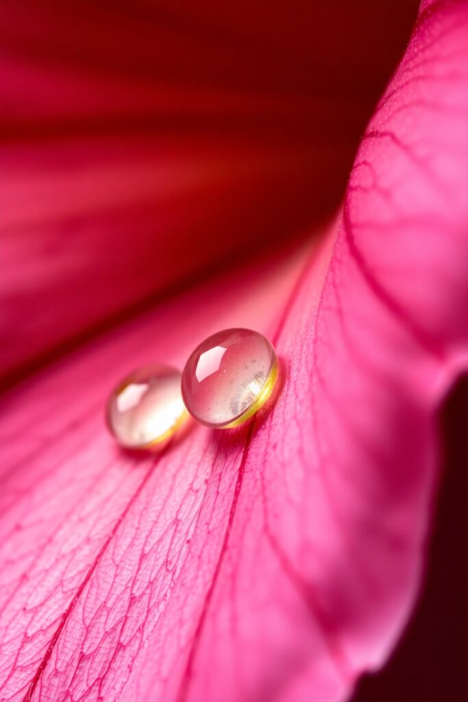 Intricate Details of a Flower’s Petal – free AI stock image