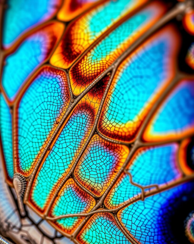Intricate Patterns of a Butterfly Wing – free AI stock image