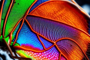 Intricate Patterns of a Butterfly Wing – free AI stock image