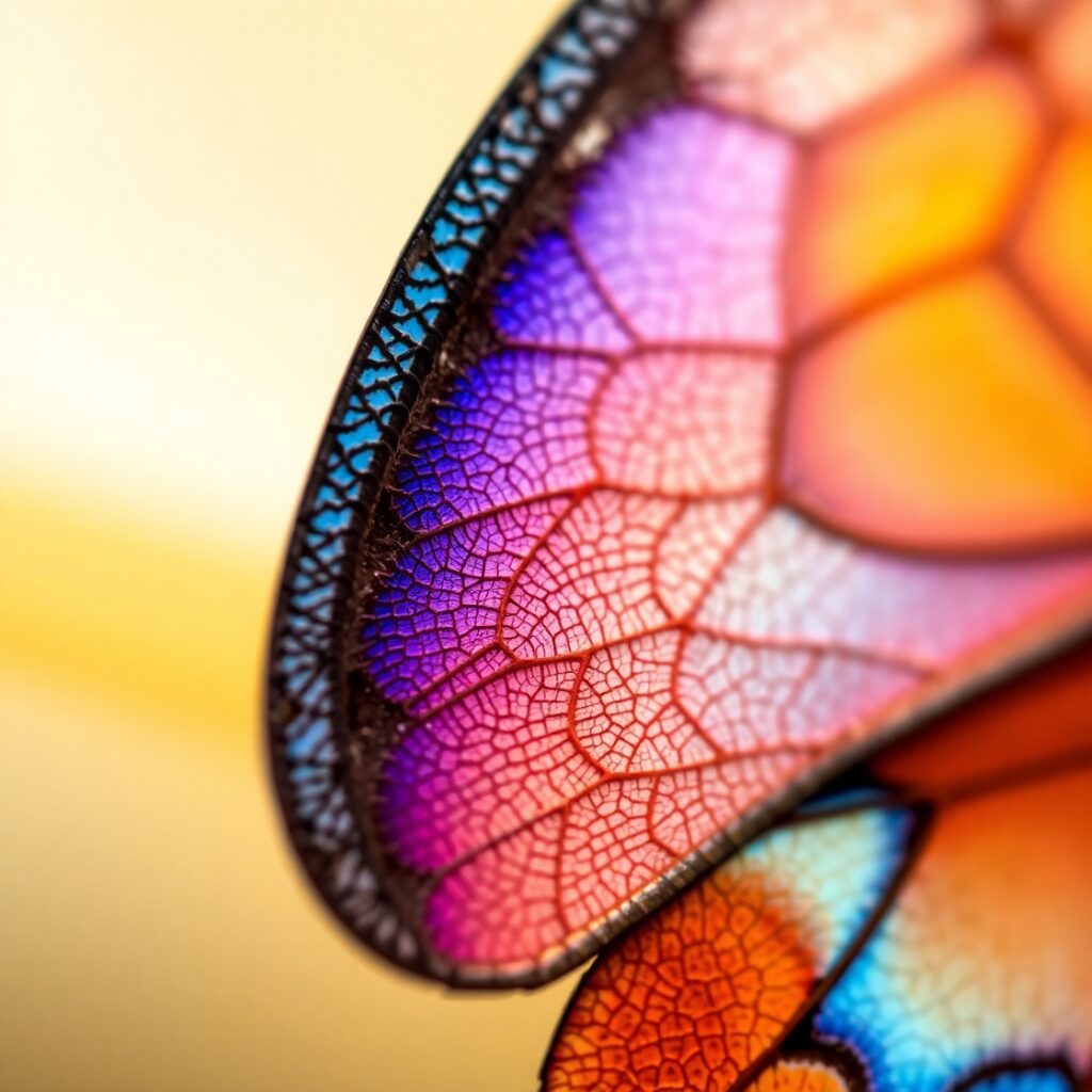 Intricate Patterns of a Butterfly Wing – free AI stock image