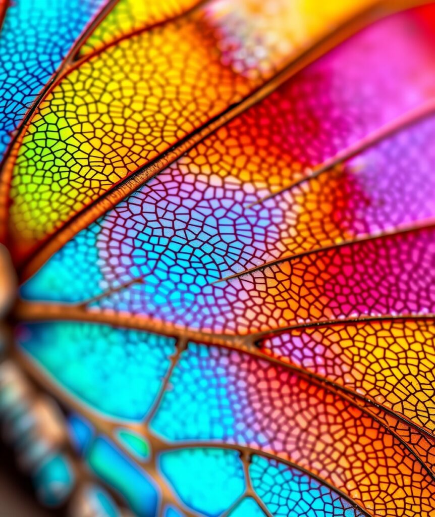 Intricate Patterns of a Butterfly Wing – free AI stock image