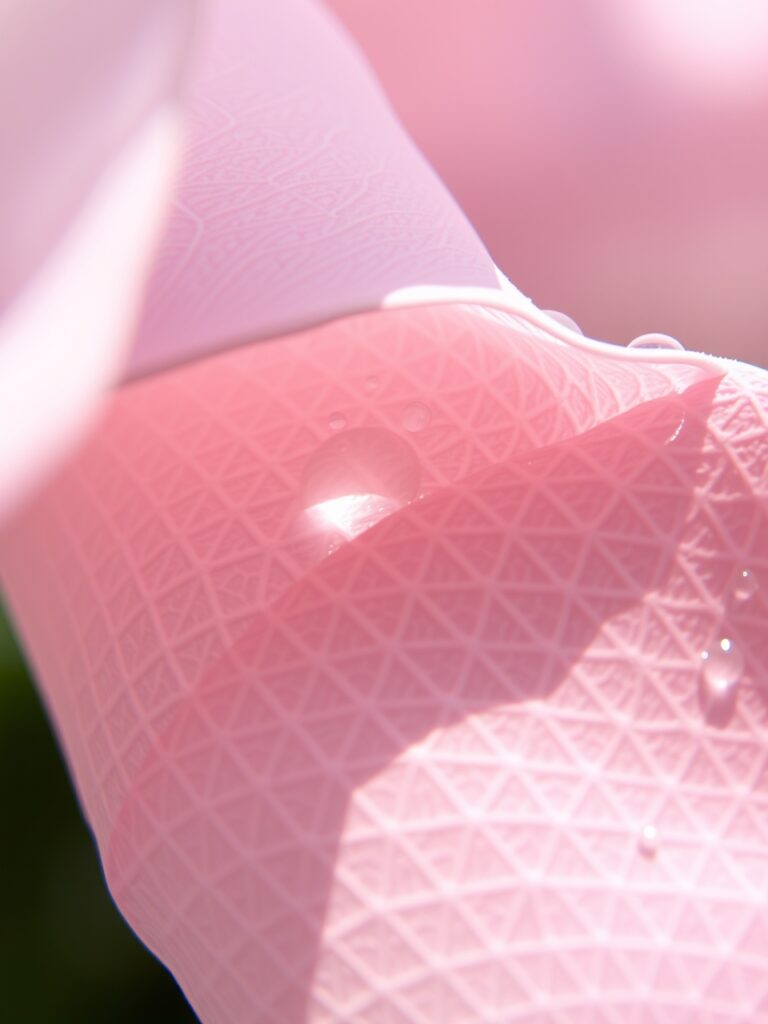 Intricate World of a Flower Petal – free AI stock image